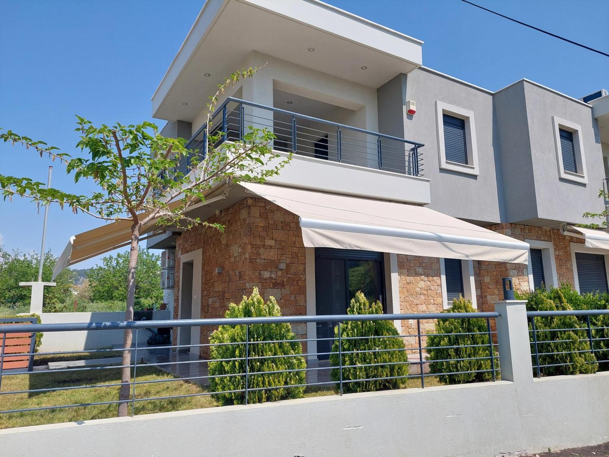 Nikiti Modern Villa Bagian luar foto